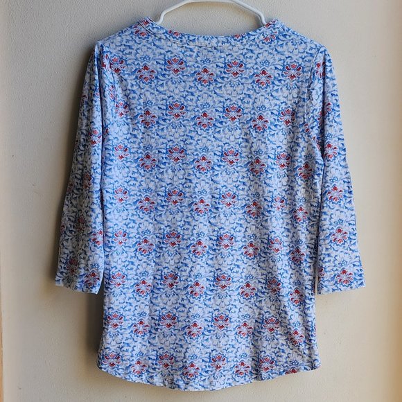 i.b.diffusion V-Neck Bohemian Aztec Print Jersey Size Small - Picture 14 of 14